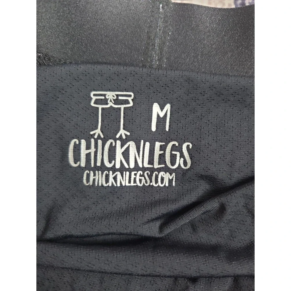 Chicknlegs Men's Medium Purple Choccy Cows 2” Half Split Shorts - Picture 2 of 5